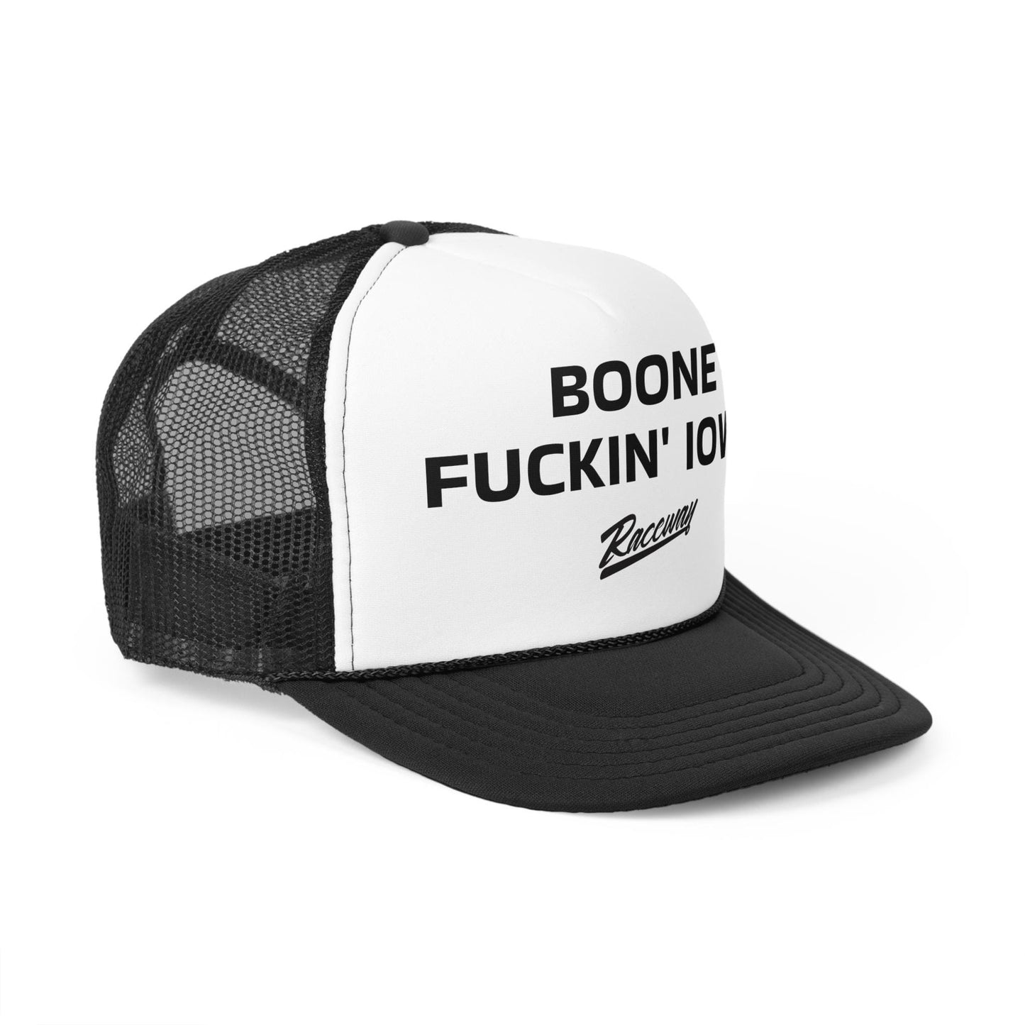 Raceway Hats 5-Panel Foam Boone Fuckin' Iowa Trucker Hat