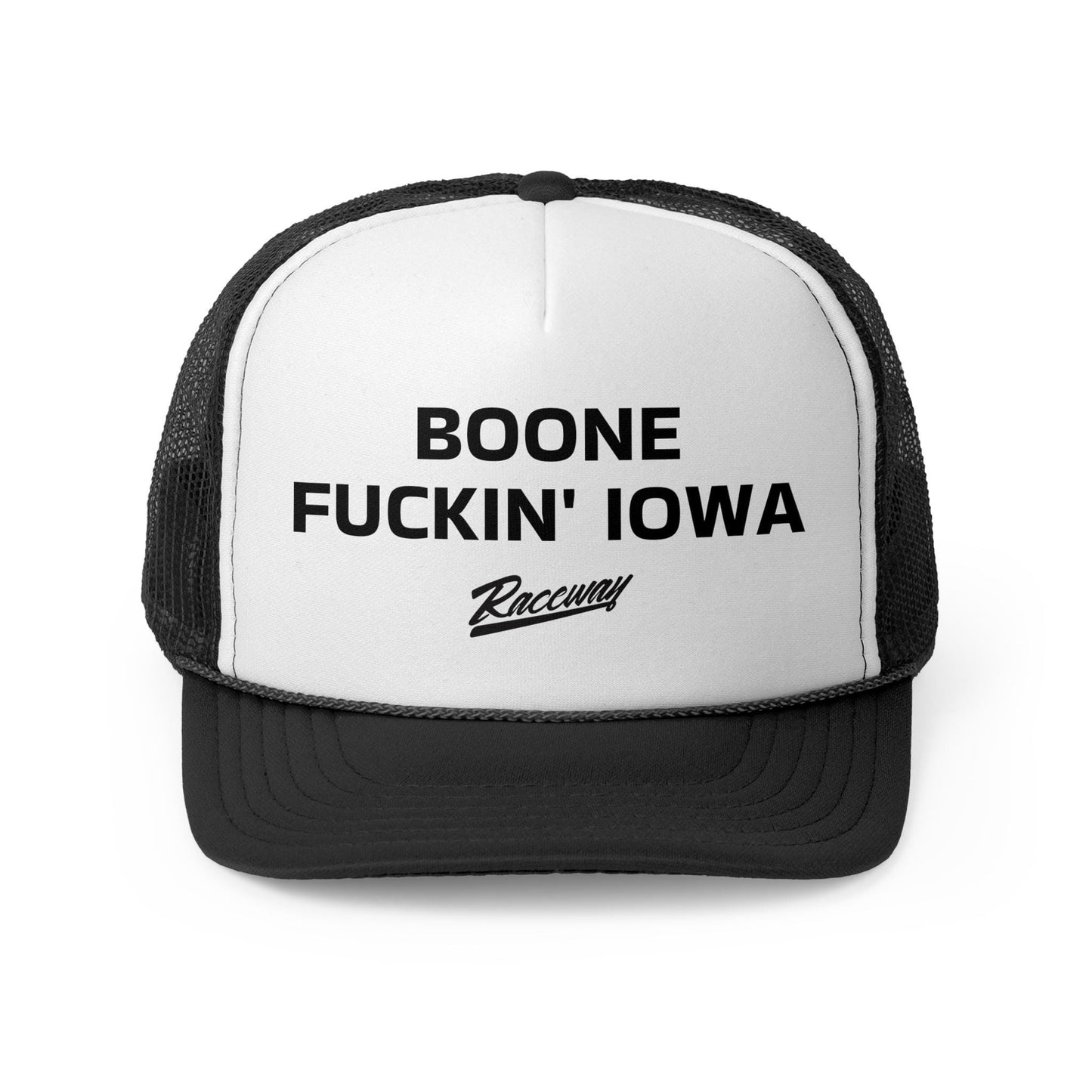 Raceway Hats 5-Panel Foam Boone Fuckin' Iowa Trucker Hat
