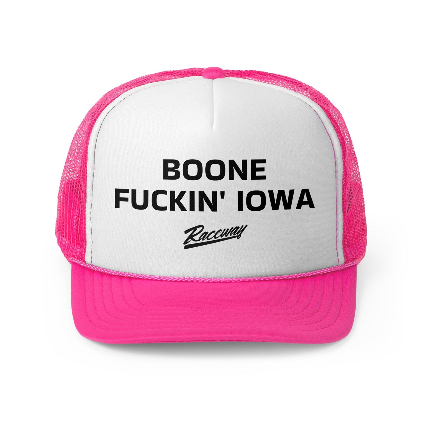 Raceway Hats 5-Panel Foam Boone Fuckin' Iowa Trucker Hat