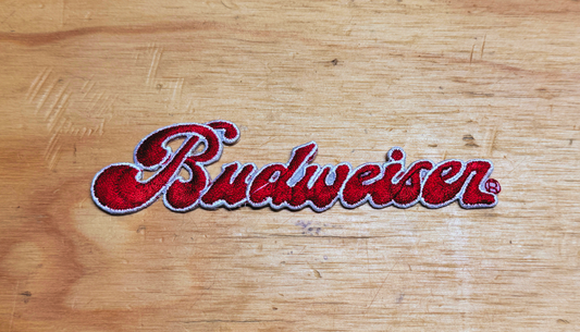 Vintage Script Budweiser Patch
