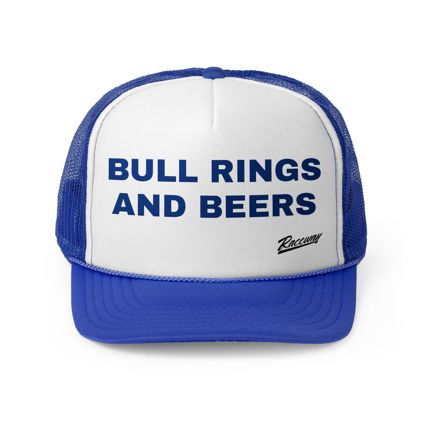Raceway Hats 5-Panel Foam Trucker Hat - "Bull Rings and Beer"