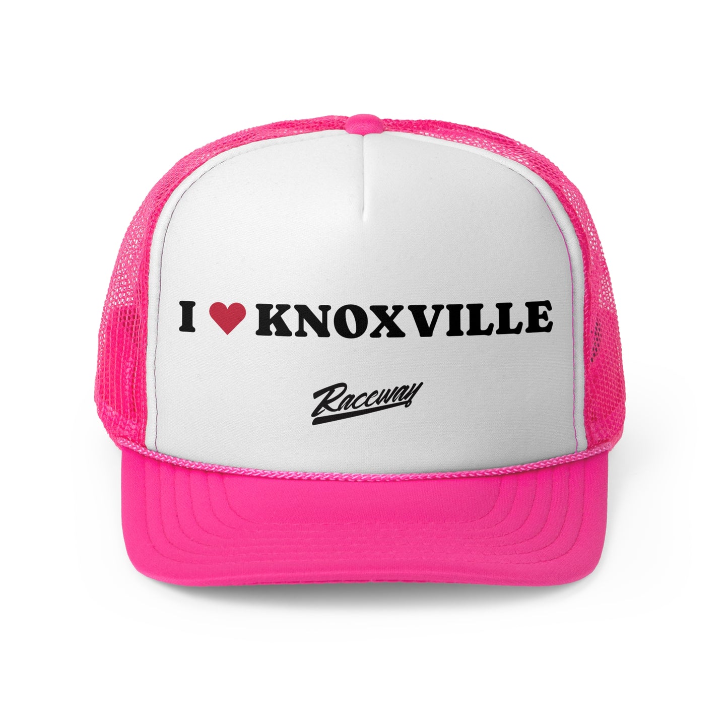 Raceway Hats 5-Panel Foam Trucker Hat - "I ❤️ Knoxville"