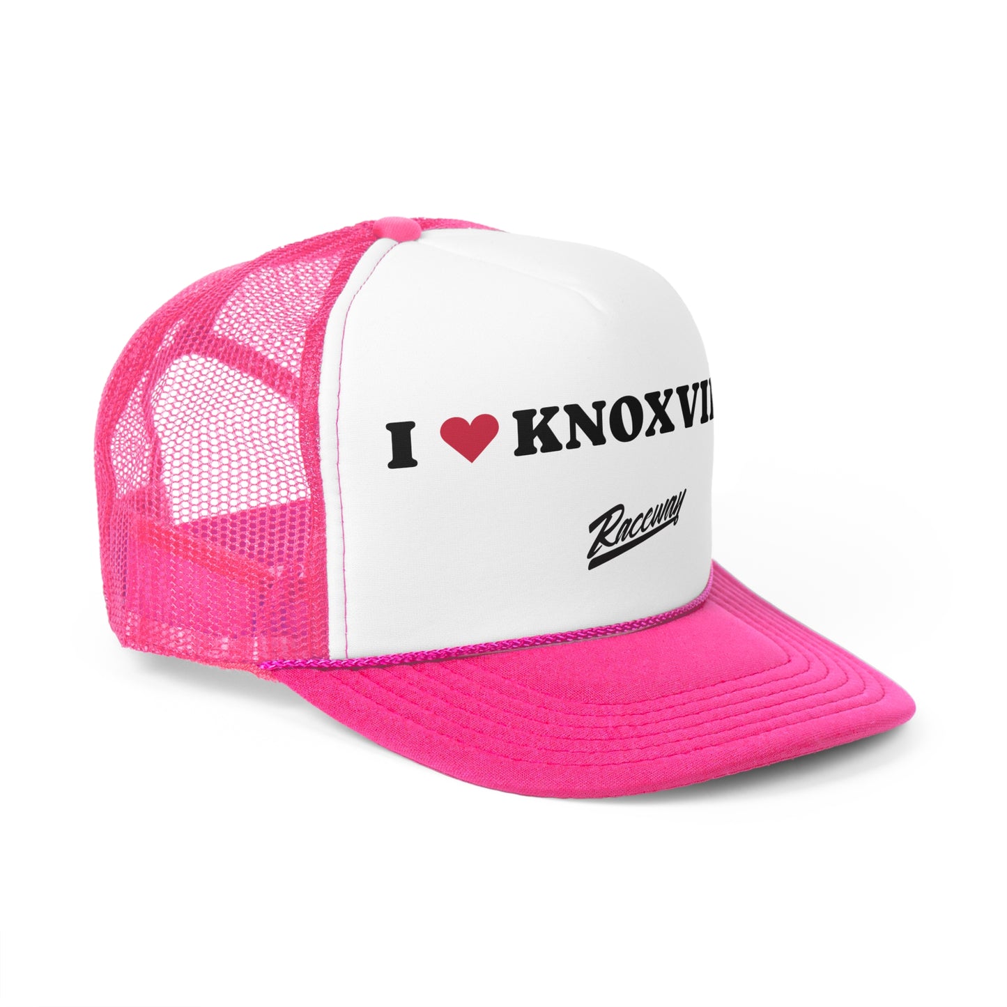 Raceway Hats 5-Panel Foam Trucker Hat - "I ❤️ Knoxville"
