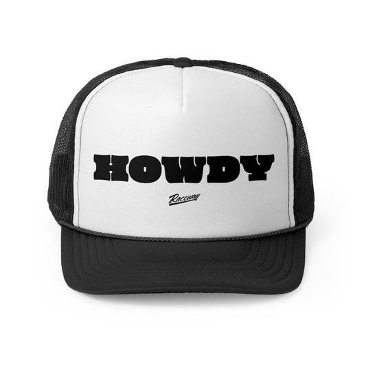 Raceway Hats 5-Panel Foam Trucker Hat - "Howdy"