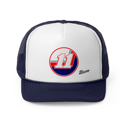 Raceway Hats 5-Panel Foam Trucker Hat - Vintage Number Series One #11