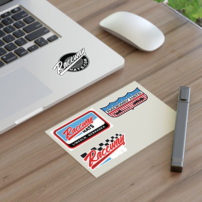 Raceway Hats Logo Decal Set - 6" x 4"