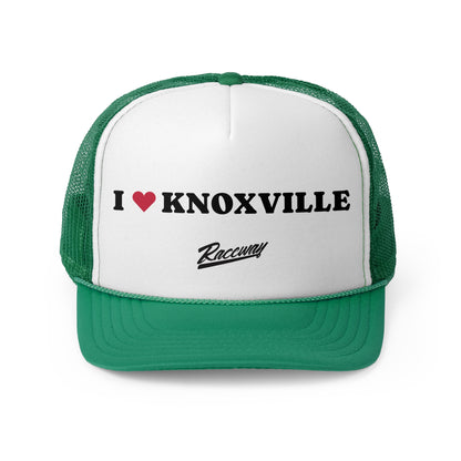 Raceway Hats 5-Panel Foam Trucker Hat - "I ❤️ Knoxville"