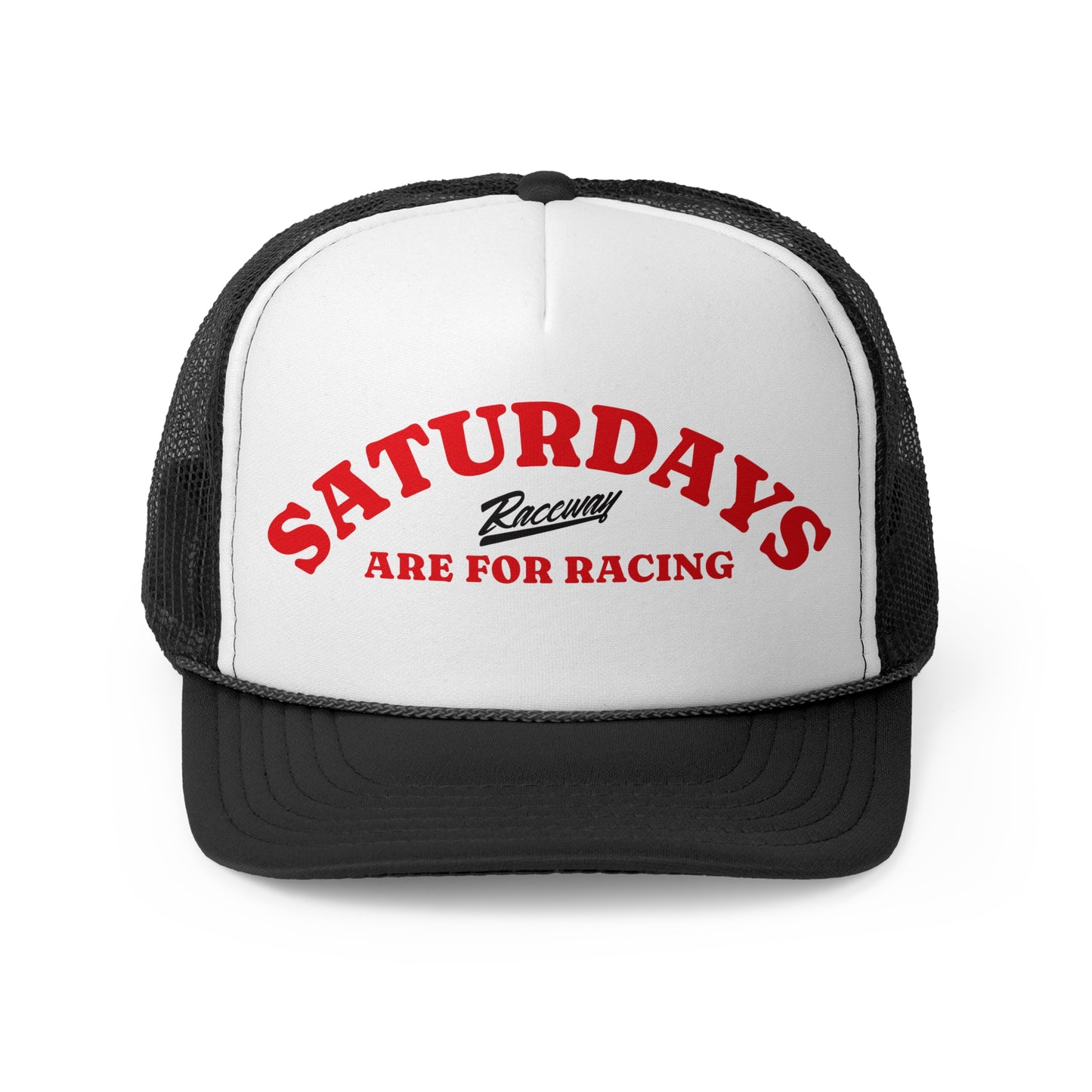 Raceway Hats 5-Panel Foam Trucker Hat - "Saturdays Are For Racing"
