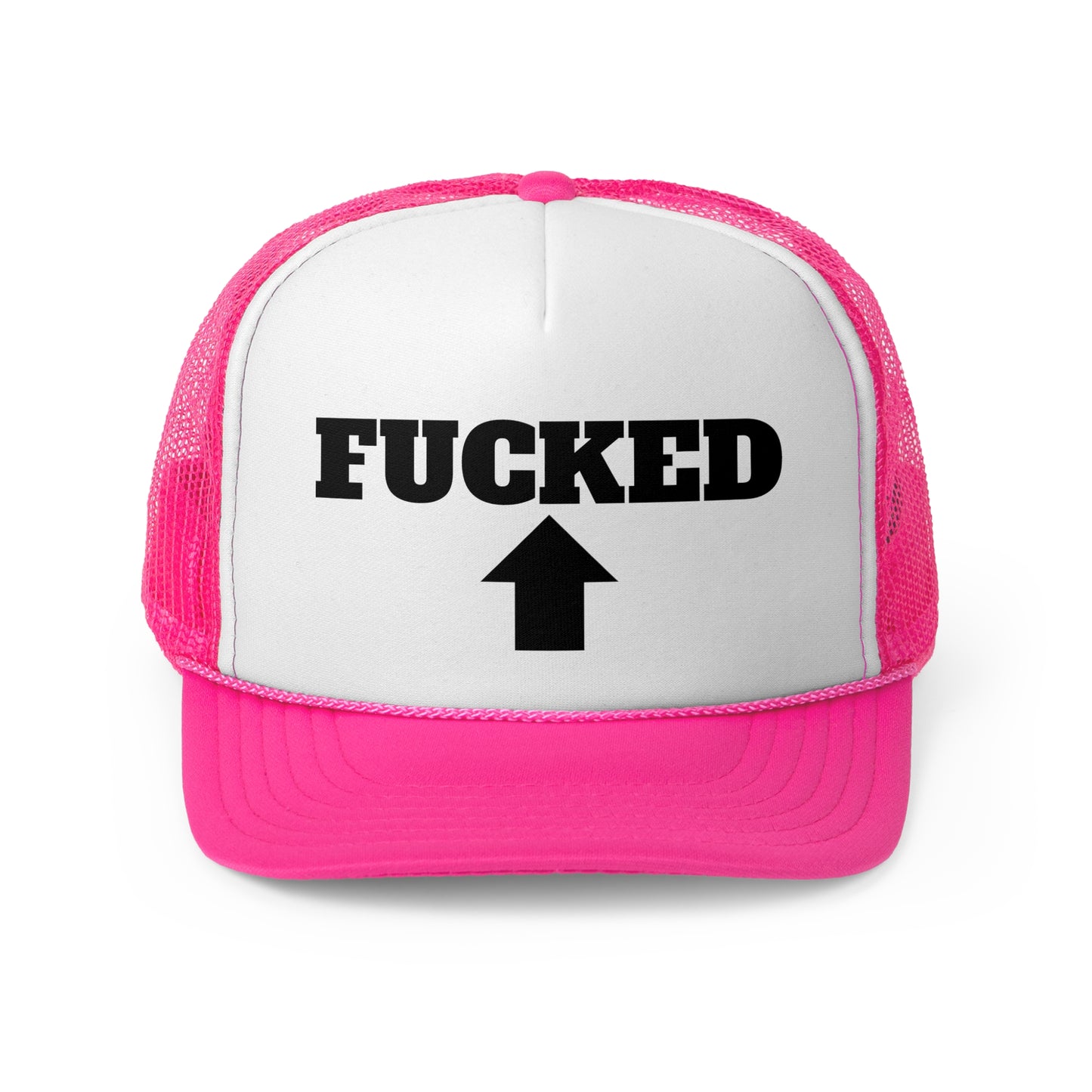 Raceway Hats 5-Panel Foam Trucker Hat - "F@ucked Up"