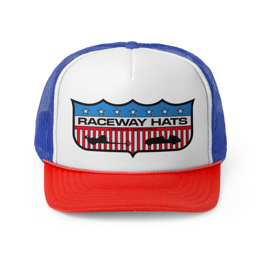 Raceway Hats 5-Panel Foam Trucker Hat - Raceland Logo