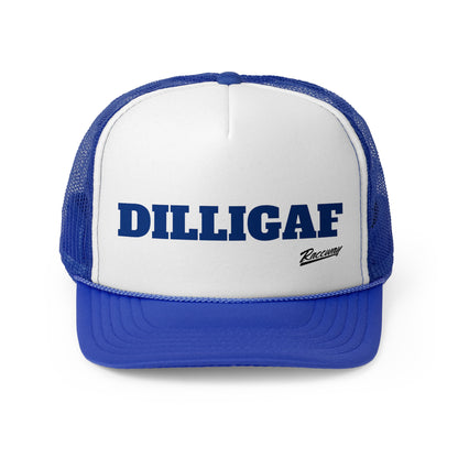Raceway Hats 5-Panel Trucker Hat - "DILLIGAF"