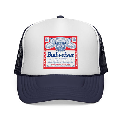 Budweiser Label Trucker Hat