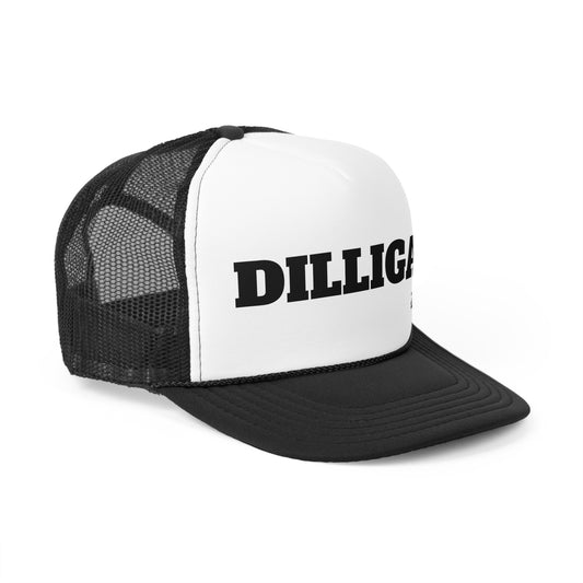 Raceway Hats 5-Panel Trucker Hat - "DILLIGAF"