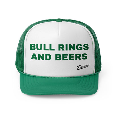 Raceway Hats 5-Panel Foam Trucker Hat - "Bull Rings and Beer"