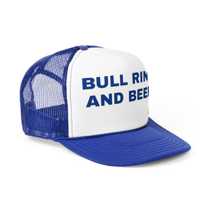 Raceway Hats 5-Panel Foam Trucker Hat - "Bull Rings and Beer"