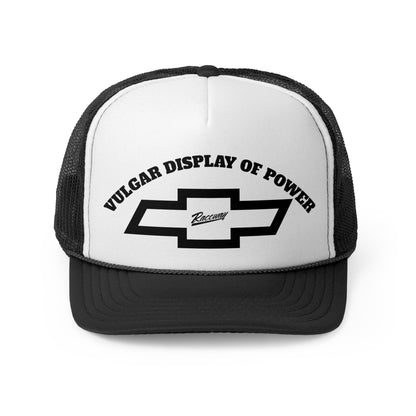Raceway Hats 5-Panel Foam Trucker Hat - Chevy "Vulgar Display of Power"
