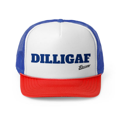 Raceway Hats 5-Panel Trucker Hat - "DILLIGAF"