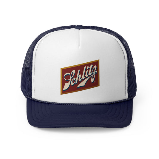 Raceway Hats 5-Panel Foam Trucker Hat - Vintage Schlitz Logo