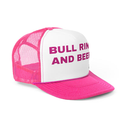 Raceway Hats 5-Panel Foam Trucker Hat - "Bull Rings and Beer"