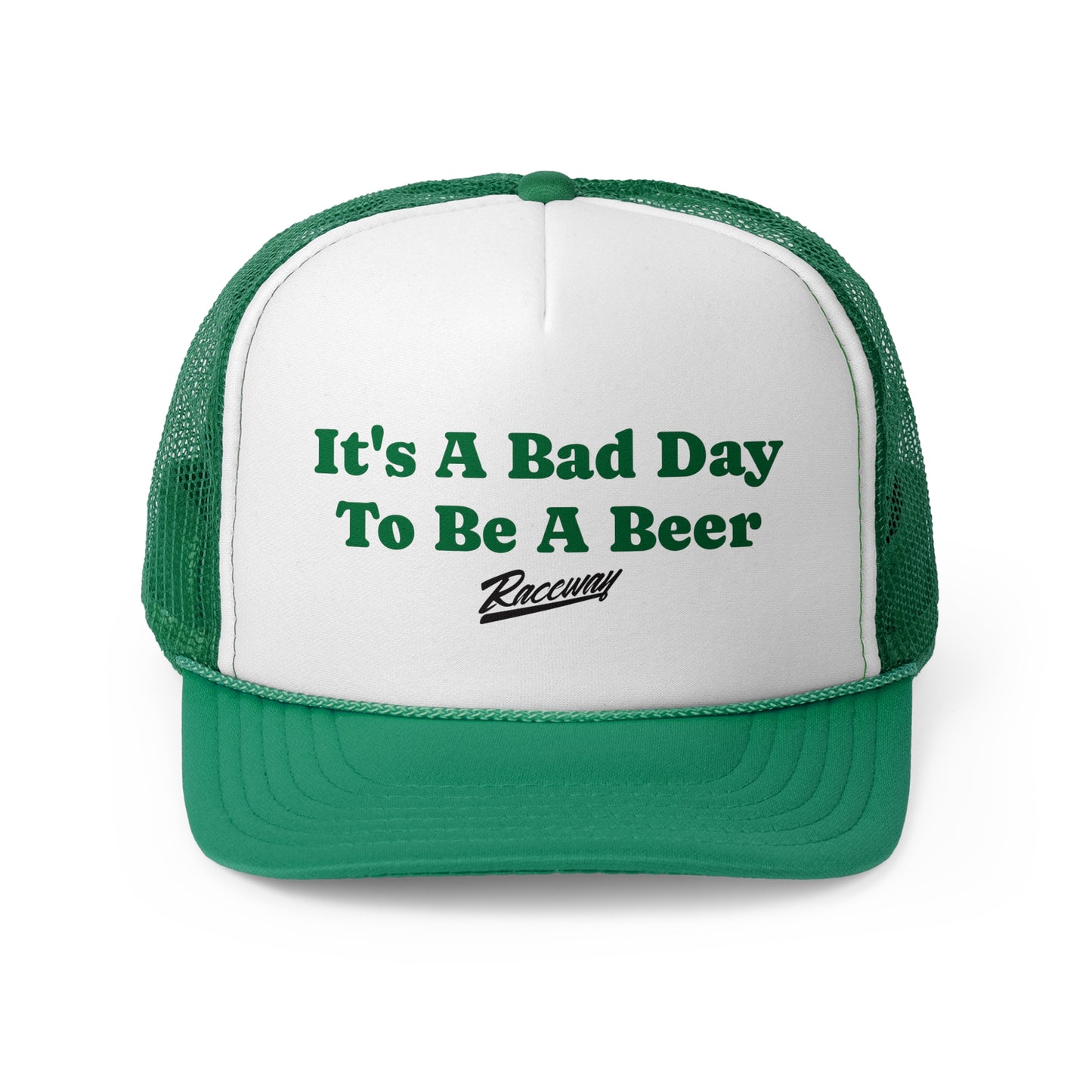 Raceway Hats 5-Panel Foam Trucker Hat - "It's a Bad Day To Be A Beer"