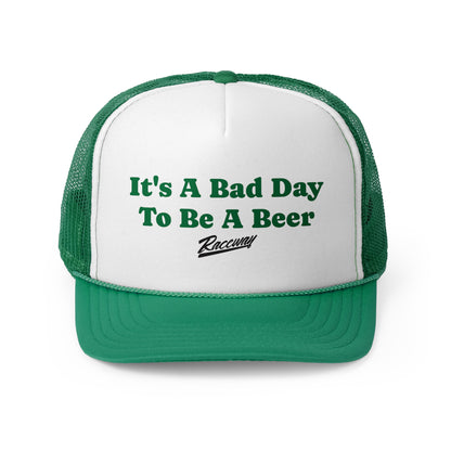 Raceway Hats 5-Panel Foam Trucker Hat - "It's a Bad Day To Be A Beer"