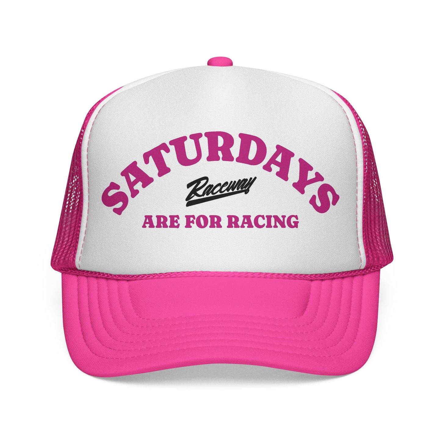 Saturdays Are For Racing Trucker Hat
