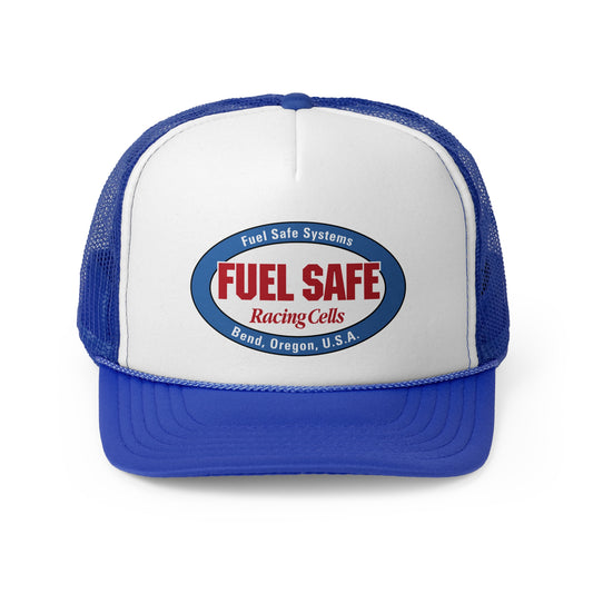 Raceway Hats 5-Panel Foam Trucker Hat - Vintage Fuel Safe Logo