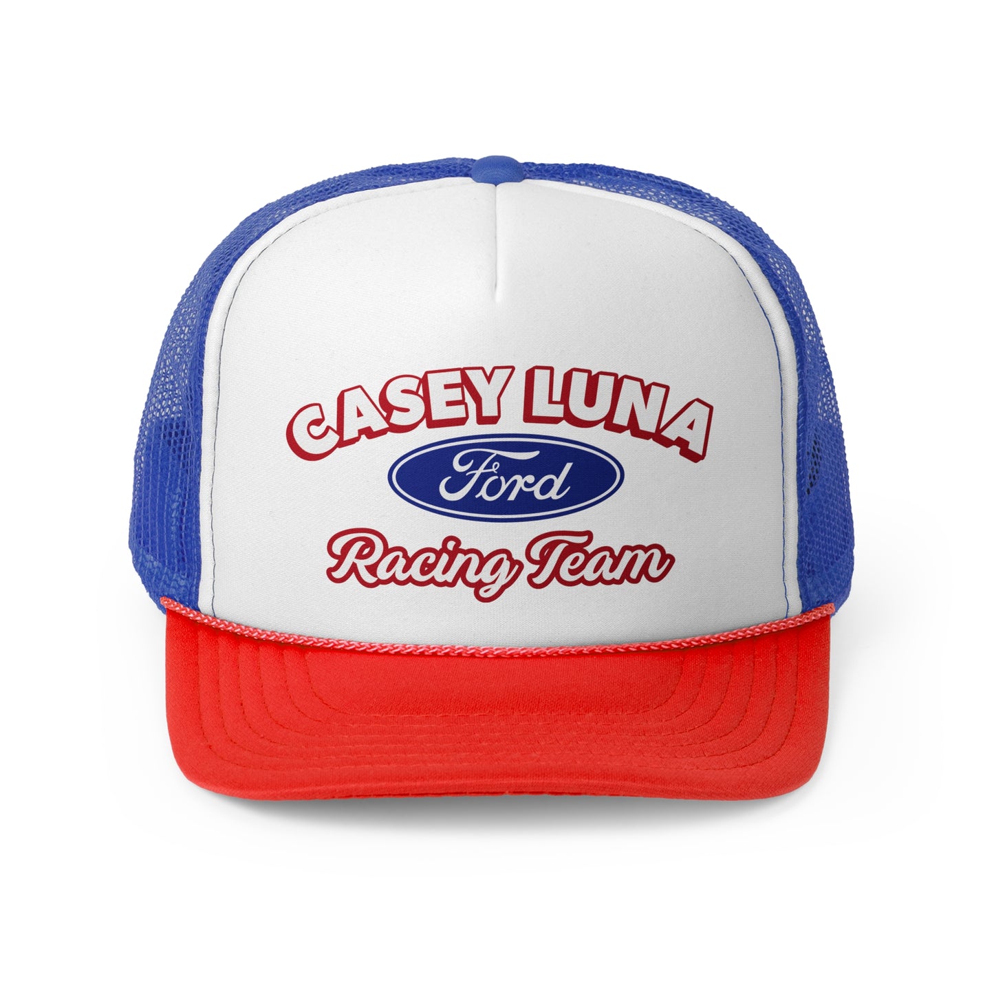 Raceway Hats 5-Panel Foam Trucker Hat - Casey Luna Racing Team Logo