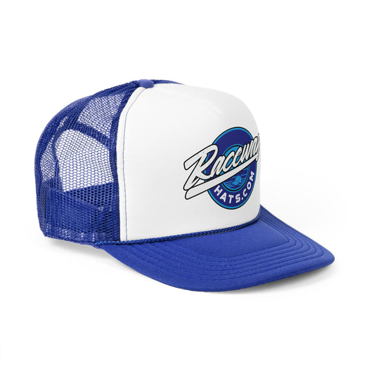 Raceway Hats 5-Panel Foam Trucker Hat - Original Blue Logo