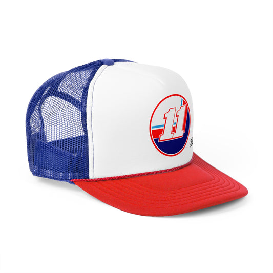 Raceway Hats 5-Panel Foam Trucker Hat - Vintage Number Series One #11