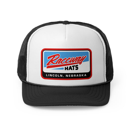 Raceway Hats 5-Panel Foam Trucker Hat - Lincoln, NE Rectangle Logo