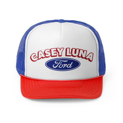 Raceway Hats 5-Panel Foam Trucker Hat - Casey Luna Ford Logo