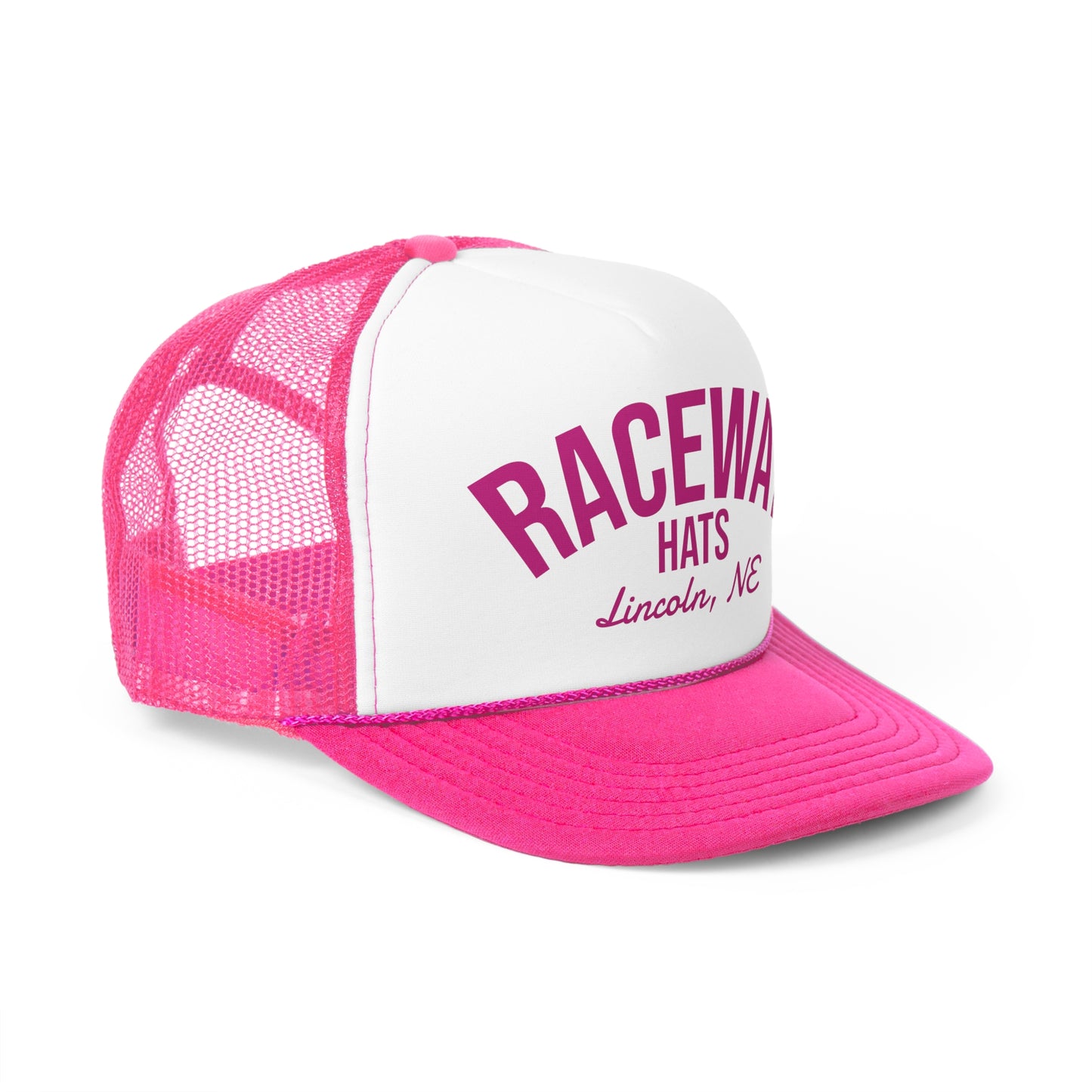 Raceway Hats 5-Panel Foam Trucker Hat - Arched