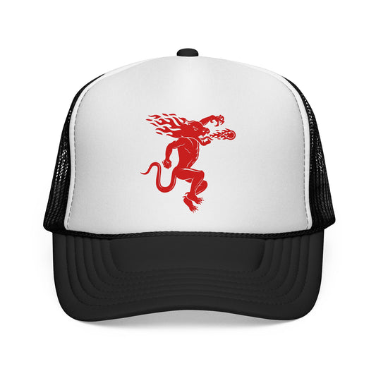 Fireball Whiskey Trucker Hat