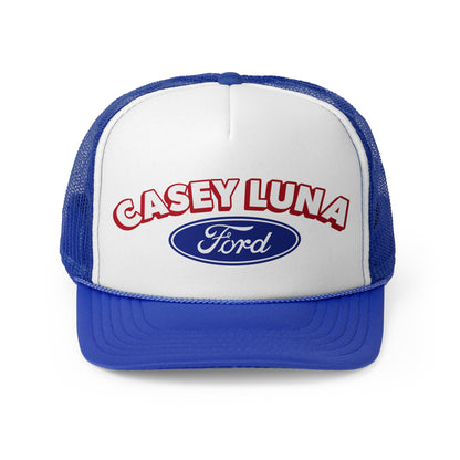 Raceway Hats 5-Panel Foam Trucker Hat - Casey Luna Ford Logo
