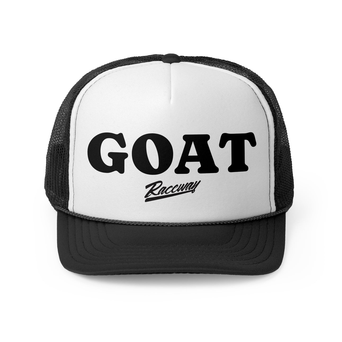 Raceway Hats 5-Panel Foam Trucker Hat - "GOAT"