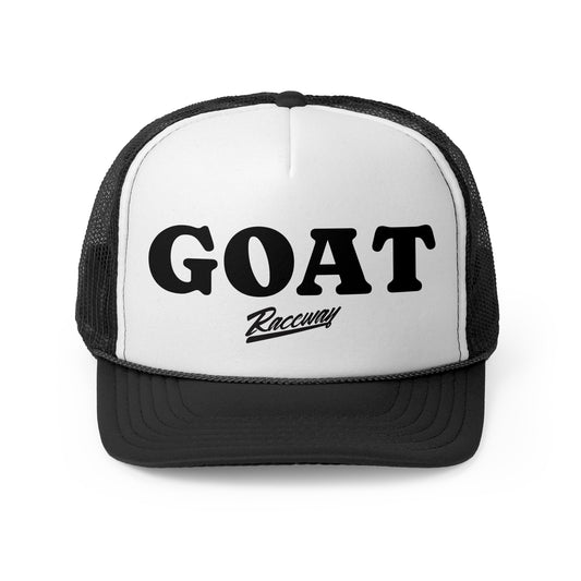 Raceway Hats 5-Panel Foam Trucker Hat - "GOAT"