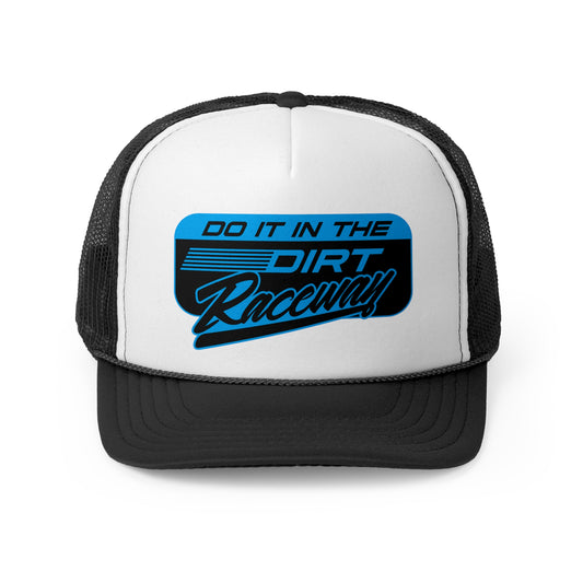 Raceway Hats 5-Panel Foam Trucker Hat Modern Style "Do It In The Dirt" Graphic