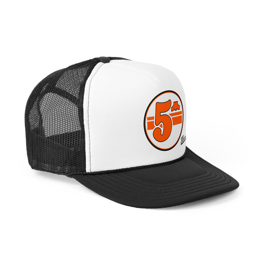 Raceway Hats 5-Panel Foam Trucker Hat - Vintage Number Series One #5M
