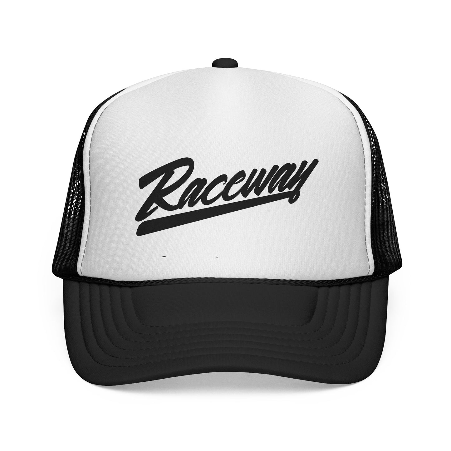 Script Raceway Trucker Hat
