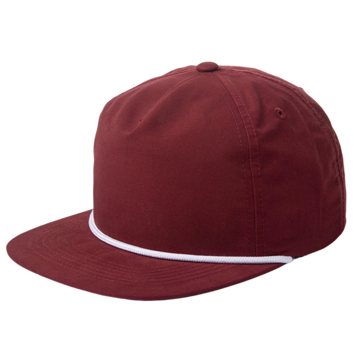 5-Panel Low-Profile Snapback Rope Hat