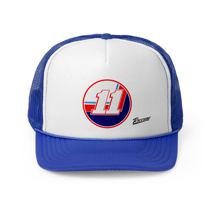 Raceway Hats 5-Panel Foam Trucker Hat - Vintage Number Series One #11