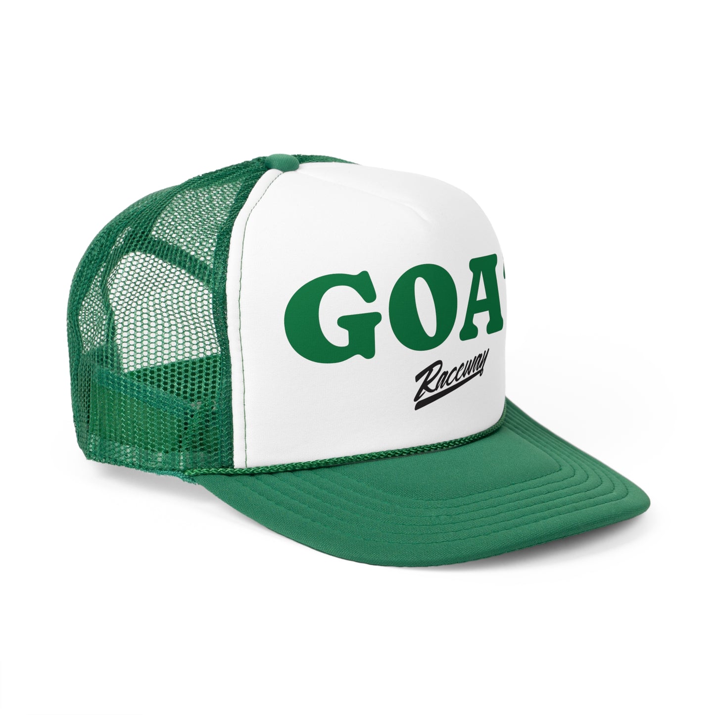 Raceway Hats 5-Panel Foam Trucker Hat - "GOAT"