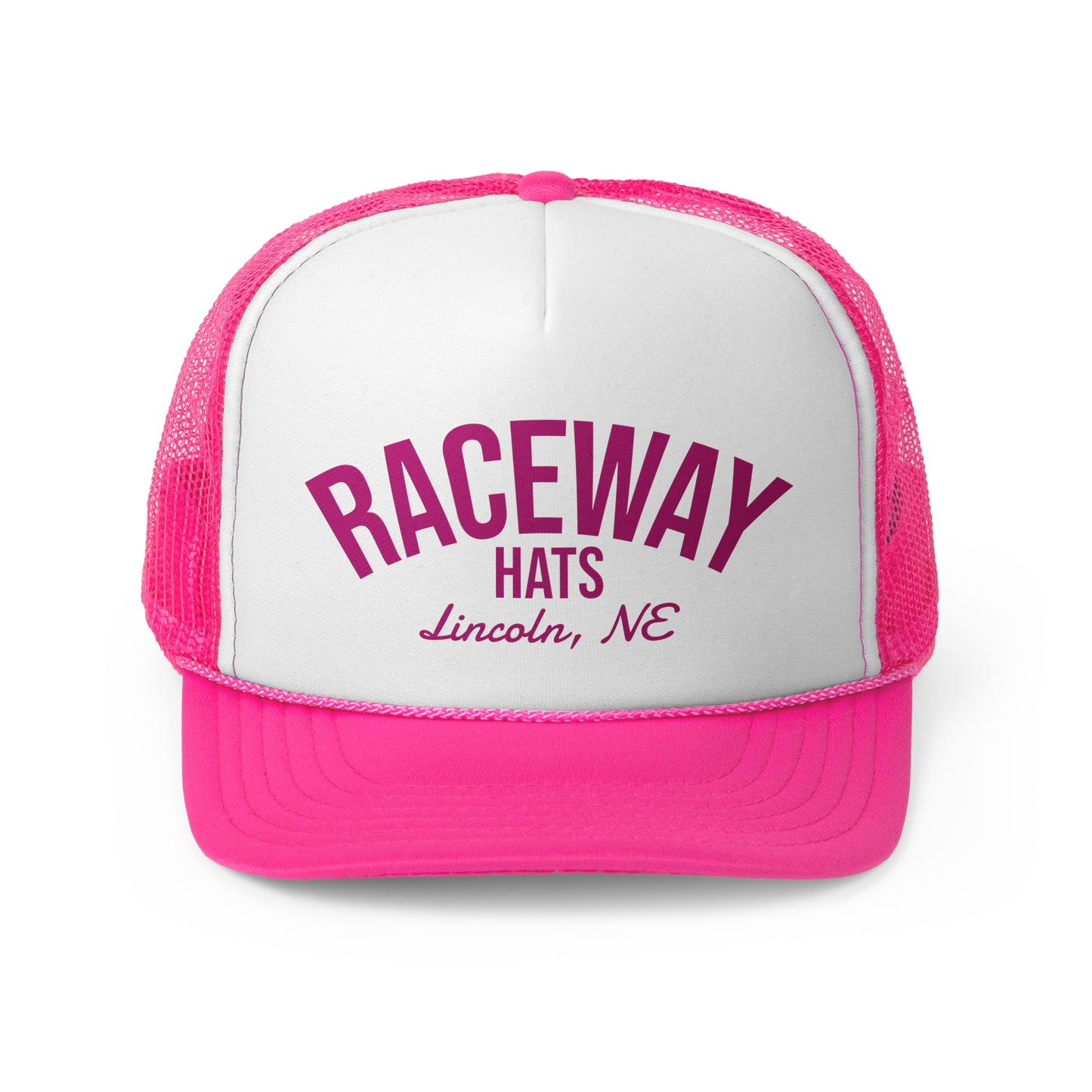 Raceway Hats 5-Panel Foam Trucker Hat - Arched