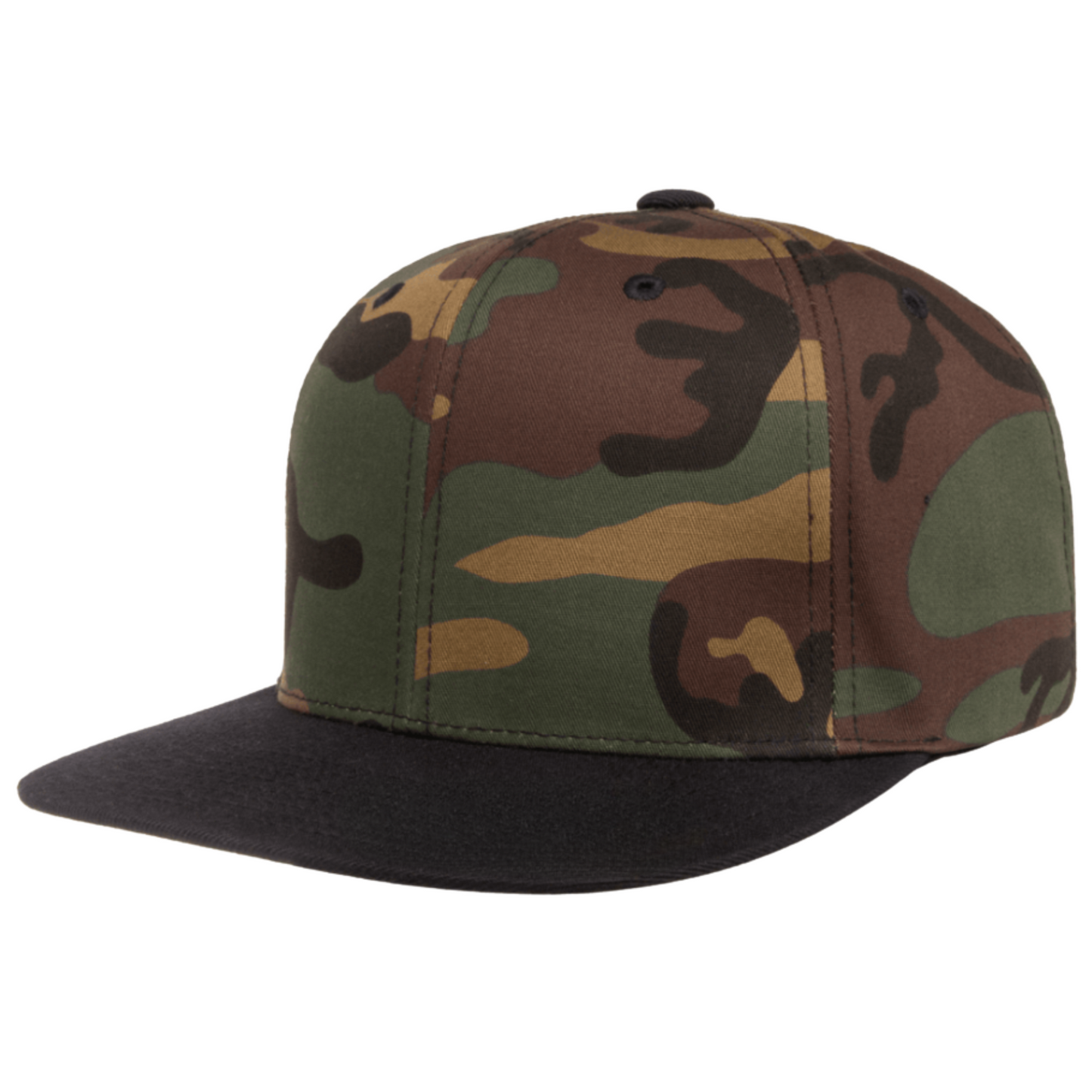 6-Panel High-Profile Snapback Pro-Style Wool Blend Hat