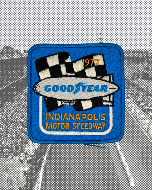 Vintage 1977 Goodyear Indianapolis Motor Speedway Patch