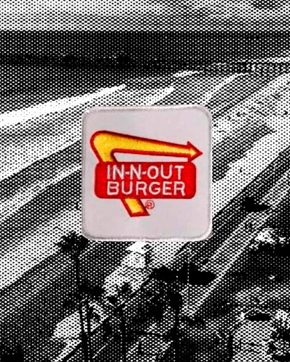 Vintage Style In-N-Out Burger Patch