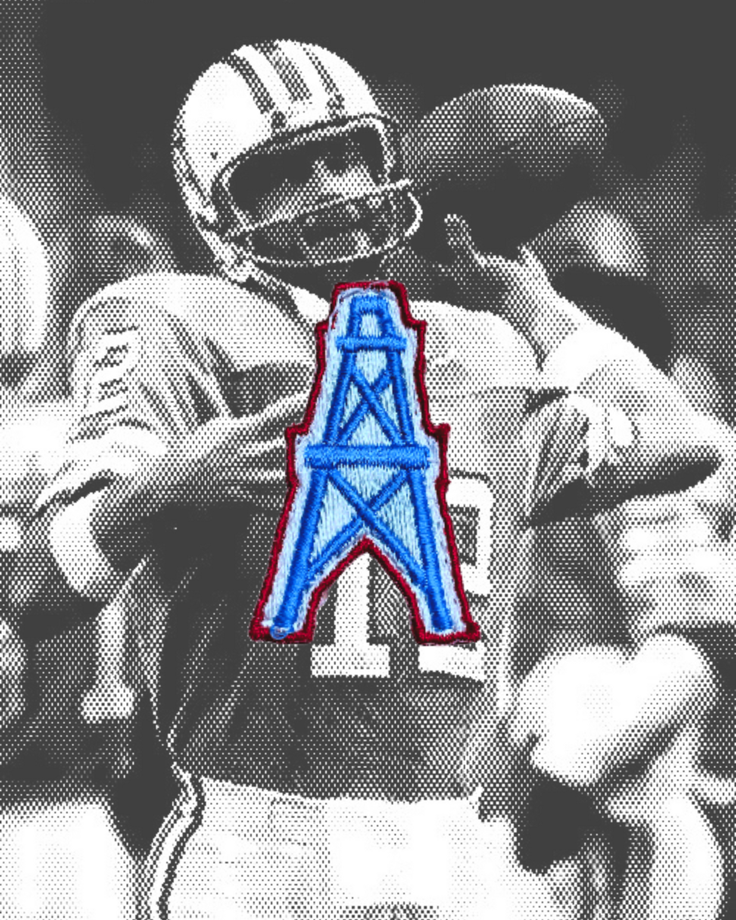 Vintage Houston Oilers Patch