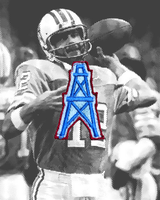 Vintage Houston Oilers Patch