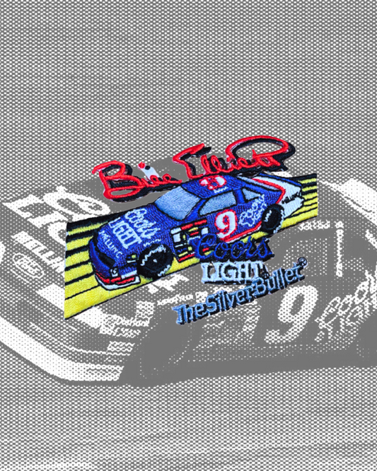 Vintage Bill Elliott Coors Light Ford Thunderbird Racing Patch